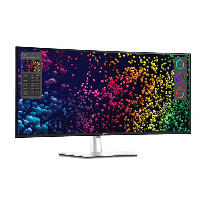 Dell U4025QW, 39.7" 5K UtraSharp Curved WUHD (5120x2160), AG, IPS, 21:9, 5ms, 1000:1, 600 cd/m2, DCI-P3 99%, HDMI, DP, HDR600, USB Hub, Thunderbolt 4/USB-C, USB 3.2, RJ45, Speacers, PbP, Height Adjustable, Swivel, Tilt, Black ID 88624 (тъмнейл - 4)
