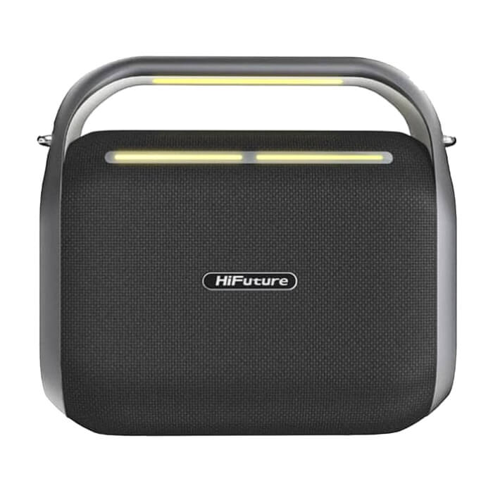 HiFuture MusicBox200 Black, 100W Output, Karaoke Enable, Two Wireless Microphone, 12000mAh Battery (Support Power Bank), RGB Lighting, Pair to Play (TWS Mode), Bluetooth 5.3 ID 94750 на супер цена