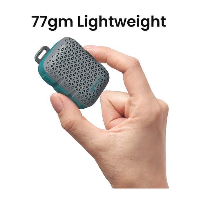 HiFuture Pocket S Grey, Bluetooth 5.4, IPX7 Waterproof, 5W Output, Pair to Play (TWS Mode), Up to 8 Hours Playtime, Support Clip for Wear, Support Magnetic ID 94780 (тъмнейл - 2)