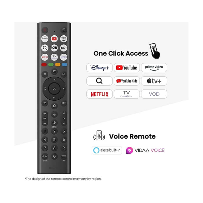 Hisense, 100'' U7Q,ULED Smart, FALD, 165Hz, 5000:1,Quantum Dot, Dolby vision IQ,Vidaa, ADS, Black ID 91741 (тъмнейл - 3)