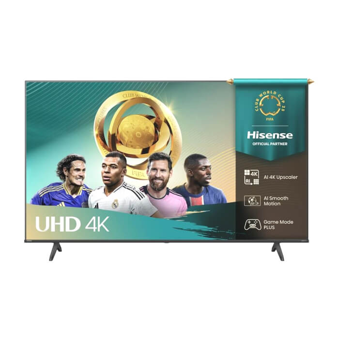 Hisense 65" A6Q, 4K Ultra HD 3840x2160, DLED, DFA, Precision Colour, HDR 10+, HLG, Dolby Vision, DTS Virtual X, Smart TV, WiFi, BT, Light Sensor, Gaming Mode, 1xHDMI2 eArc, 3xHDMI, 2xUSB, LAN, CI+, DVB-T2/C/S2, Black ID 89434