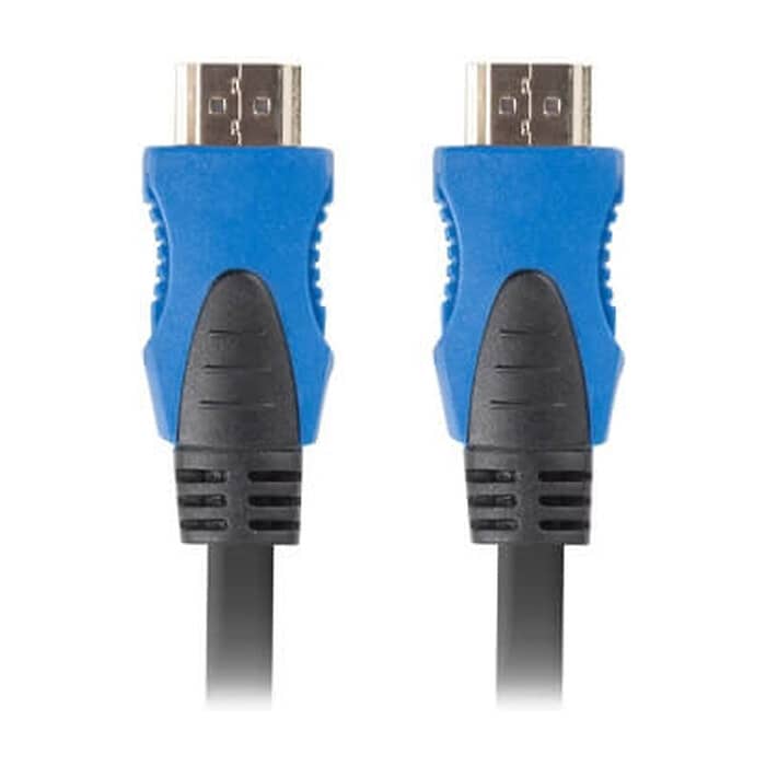 Кабел - Lanberg HDMI M/M V2.0 cable 4K 0.5m CU, black ID 72538