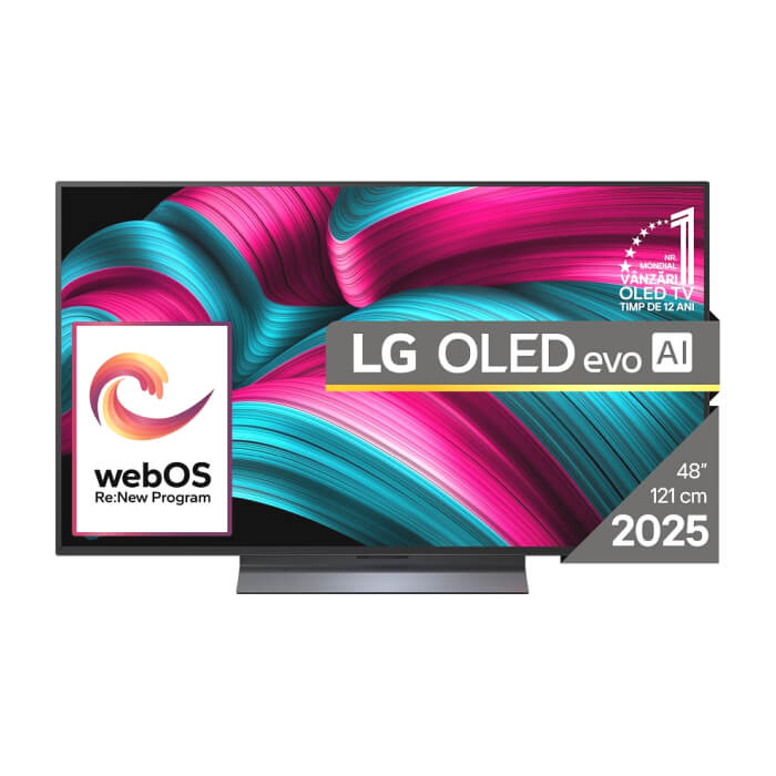 LG OLED48C51LA, 48" UHD OLED evo, 4K (3840 x 2160), DVB-C/T2/S2, Full Cinema Screnn, Alpha 9 AI 4K Gen8, 120Hz Native (VRR 144Hz), ThinQ AI, HDR10, VRR, NVIDIA G-SYNC, AMD Fre ID 98064 на супер цена