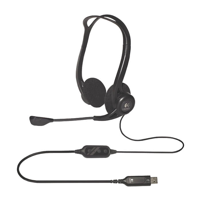 Logitech PC 960 Stereo Headset USB, OEM ID 66428 (тъмнейл - 3)