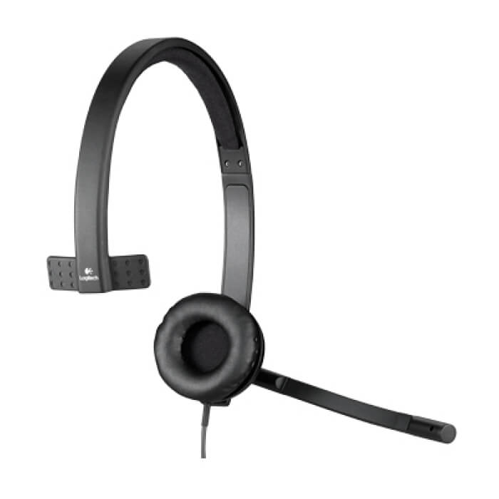 Logitech USB Headset H570e Mono, In-line Controls, Echo Cancellation, Noise-cancelling, USB ID 66444 (тъмнейл - 2)