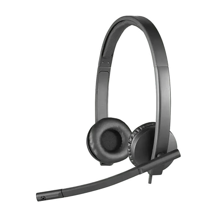 Logitech USB Headset H570e Stereo, In-line Controls, Echo Cancellation, Noise-cancelling, USB ID 66443 на супер цена