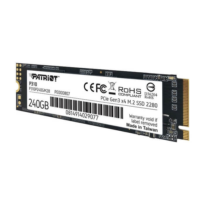 Patriot P310 240GB M.2 2280 PCIE ID 73477 (тъмнейл - 4)
