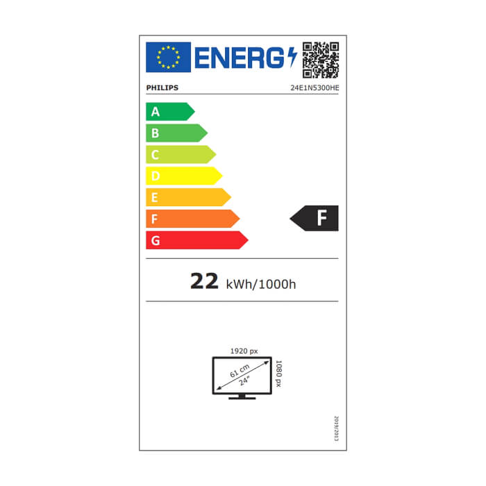 Philips 24E1N5300HE, 23.8" IPS WLED, 1920x1080@75Hz, 4ms GtG, 1ms MPRT, 300cd/m2, 1000:1, Mega Infinity DCR, FreeSync, FlickerFree, Low Blue Mode, 5Wx2, 5MP FHD cam, Tilt, Height Adjust, Pivot, HDMI, DP, USB hub ID 64955 (тъмнейл - 5)