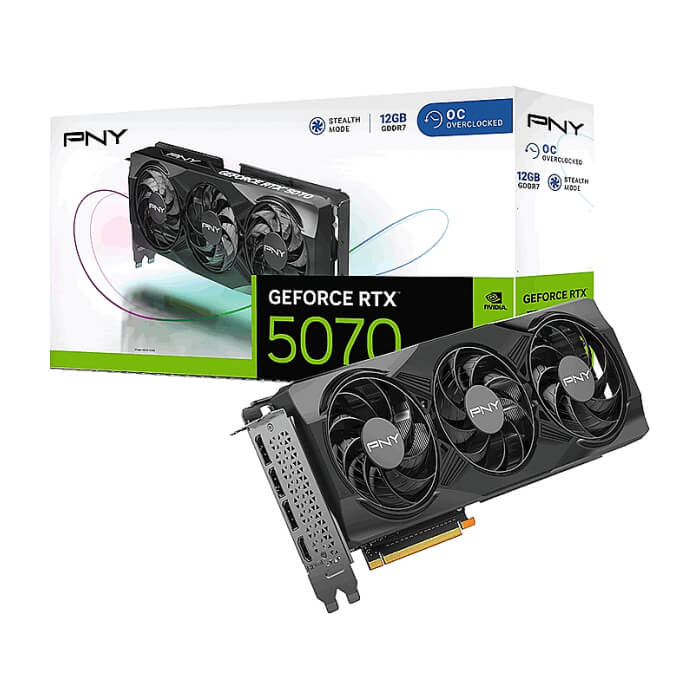 PNY GeForce RTX 5070 12GB GDDR7 OC Triple Fan ID 98224 (тъмнейл - 3)