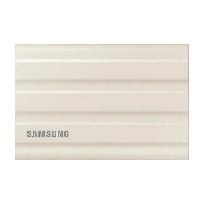 Samsung Portable NVME SSD T7 Shield 2TB , USB 3.2 Gen2, Rugged, IP65, Read 1050 MB/s Write 1000 MB/s, Beige ID 97574 на супер цена