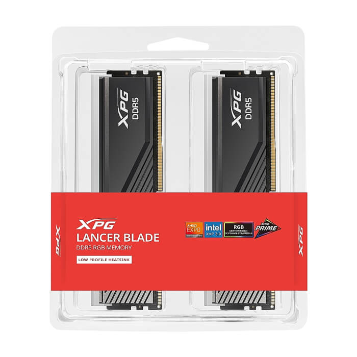 ADATA LANCER BLADE RGB 48GB (2x24GB) DDR5 6000 MHz U-DIMM Black ID 86461 (тъмнейл - 2)