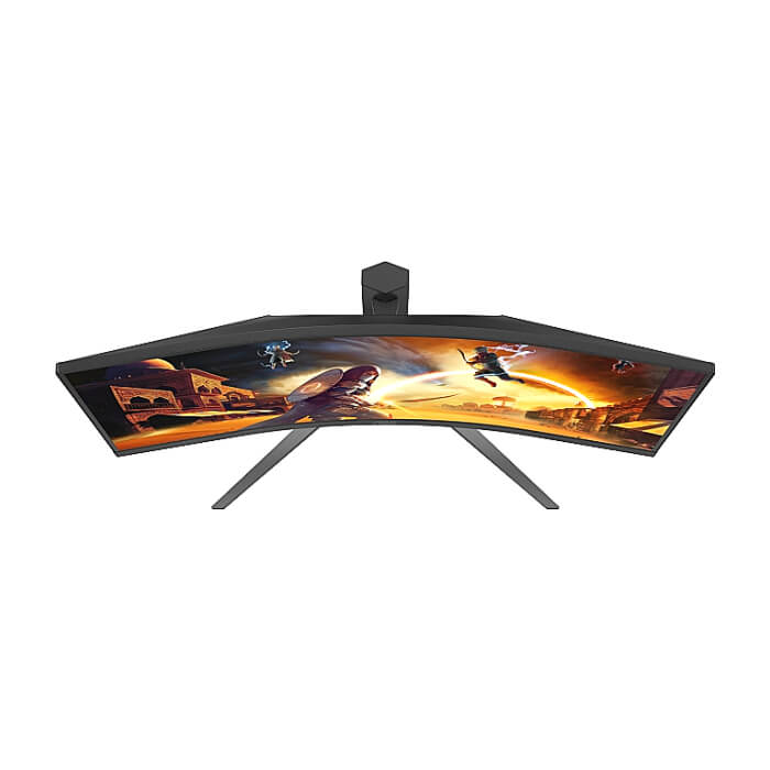 AOC CU34G4Z, 34" Curved 1500R, VA, WLED, 3440x1440@240Hz, 1ms GtG, 0.3ms MPRT, 450cd m/2, 2500:1, 80M:1 DCR, Adaptive Sync, FlickerFree, Low Blue Light, Tilt, Height Adjust, Pivot, Swivel, 2xHDMI, DP, USB hub ID 86693 (тъмнейл - 4)