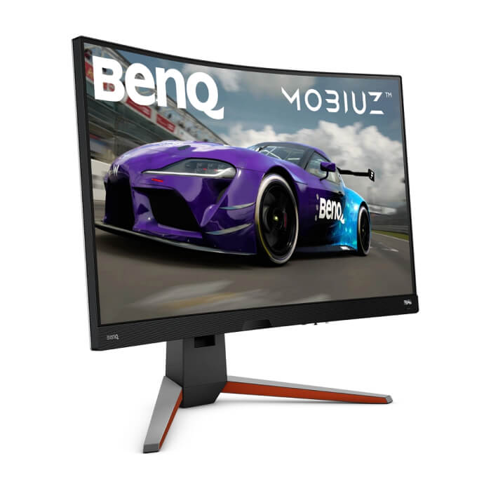BenQ MOBIUZ 2K EX3210R, 31.5'' VA, 165Hz, 1ms, 2560x1440 QHD, 16:9 Curved Gaming, FreeSync Pro, P3 90%, sRGB, Flicker-free, Light Tuner,HDR 400,HDRi, B.I.+,LBL, Black eQu ID 65276 (тъмнейл - 3)