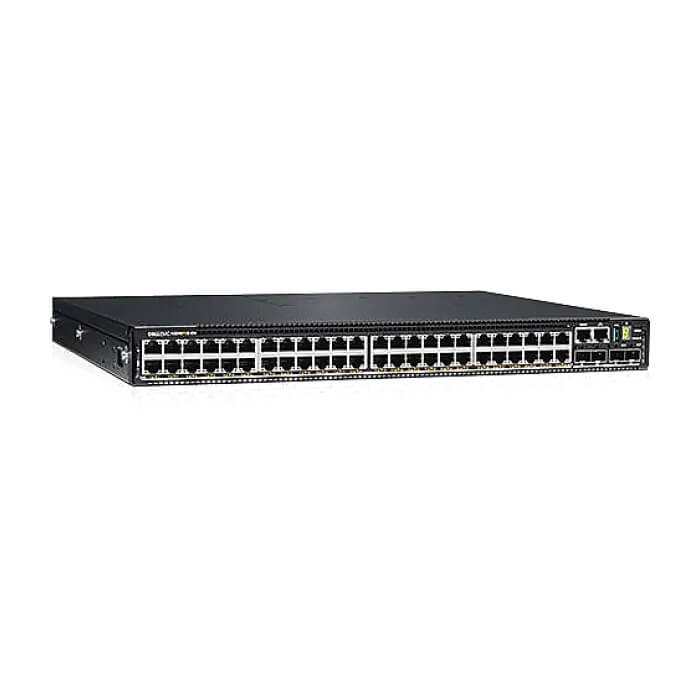 Dell EMC PowerSwitch N3248P-ON, 48x1G, 4x10G SFP+, 2x100G QSFP28, PoE 30W, 1xAC PSU, IO/PS, OS6, Lifetime Limited Hardware Warranty на супер цена