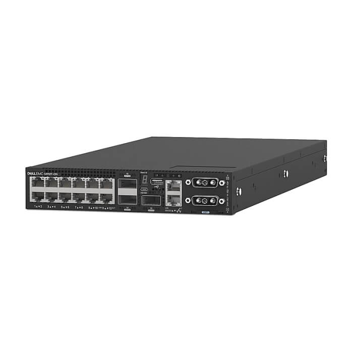 Dell EMC Switch S4112T, 12 x 10GBaseT, 3 x 100GbE QSFP28, IO to PSU, 2 x AC PSU, OS10, STOCK Smart Value, 1Yr PS NBD, 210-AOYW (тъмнейл - 2)