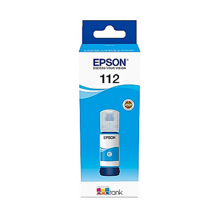 Epson 112 EcoTank Pigment Cyan ink bottle ID 69642 на супер цена