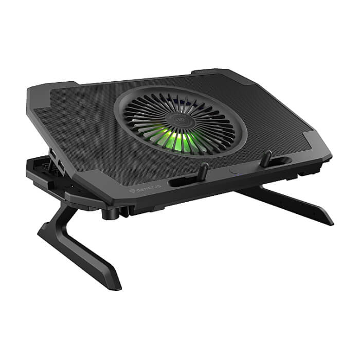 Genesis Laptop Cooling Pad Oxid 850 15.6-17.3 5 Fans, Led Light ID 63763 (тъмнейл - 2)