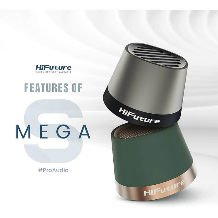 HiFuture Mega S Green, Bluetooth 5.4, MagSafe, 5W Output, Built-in MIC support Handsfree, Pair to Play (TWS Mode), Up to 10 Hours Playtime, Wireless Charge (7.5W-15W), Phone Holder ID 94785 (тъмнейл - 2)