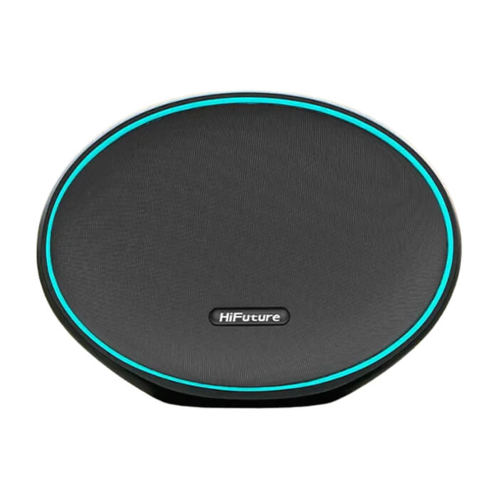 HiFuture ORBIT Silver, 80W Output (Max.power), Built-in Powerful DSP with DynaBoost Technology, Pair to Stereo Sound System (TWS Mode), Wireless 5.4, Orbit Lighting, Aluminum Elega ID 94787 на супер цена