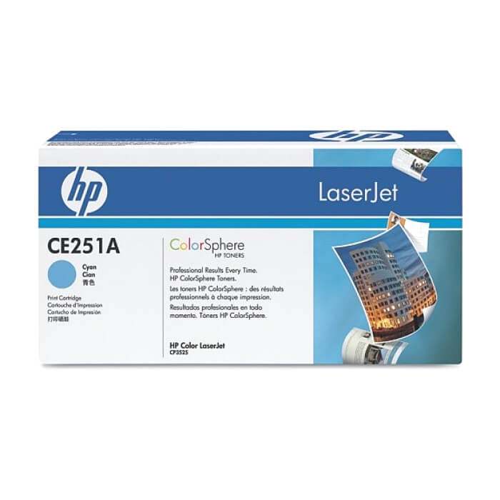 HP Color LaserJet CE251A Cyan Print Cartridge ID 68784 на супер цена от GT Computers HP Color LaserJet CE251A Cyan Print Cartridge ID 68784 на супер цена