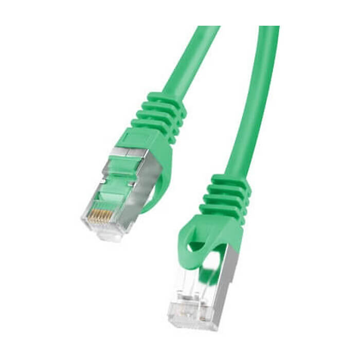 Кабел - Lanberg patch cord CAT.6 FTP 1m, green ID 72423
