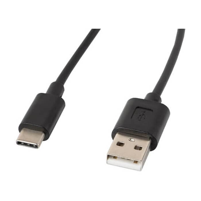 Кабел - Lanberg USB-C(M) -> USB-A (M) 2.0 cable 1.8m, black ID 72624