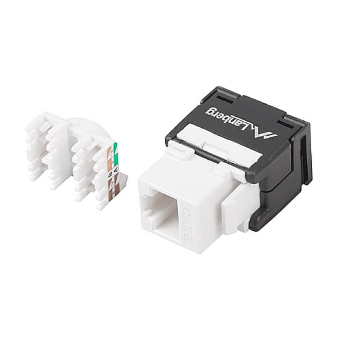 Lanberg keystone module toolless RJ45 180° UTP CAT.6a ID 72025 на супер цена от GT Computers Lanberg keystone module toolless RJ45 180° UTP CAT.6a ID 72025 на супер цена