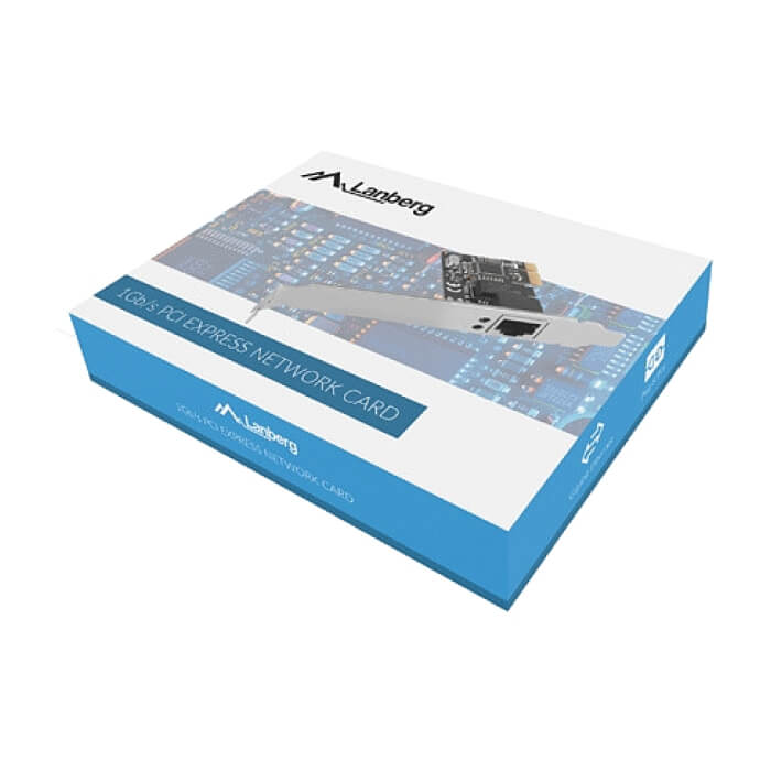 Lanberg network interface card PCI-express gigabit ethernet RTL8111C low profile (тъмнейл - 4)
