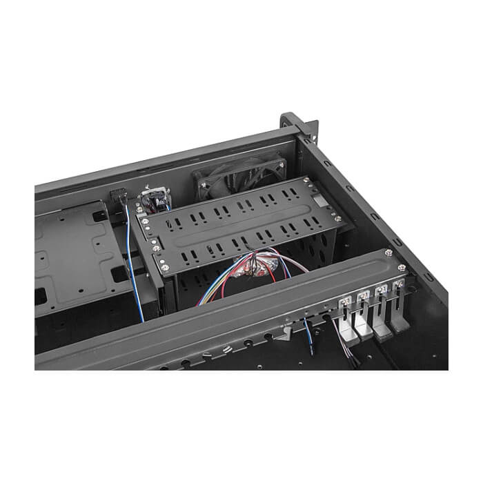 Lanberg rackmount server chassis ATX 450/10 19"/4U ID 62869 (тъмнейл - 4)