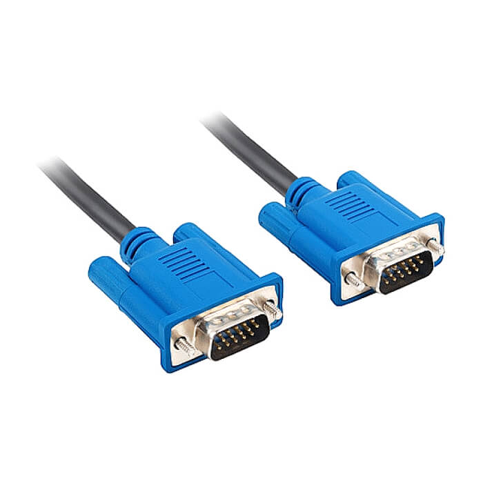 Lanberg VGA M/M cable 1.8m dual-shielded, 2x ferrite core, black ID 91683 (тъмнейл - 3)