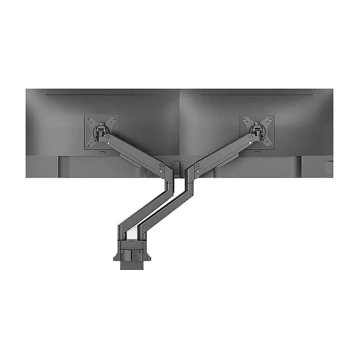 Neomounts by Newstar Next Slim Desk Mount, double display (topfix clamp & grommet) ID 77997 (тъмнейл - 4)