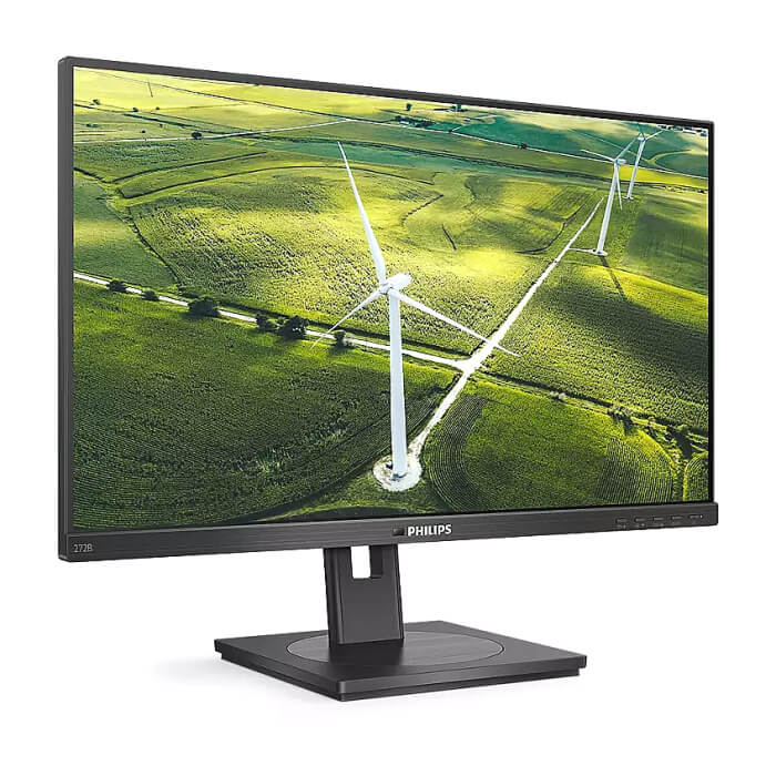 Philips 272B1G, 27" IPS WLED, 1920x1080@75Hz, 4ms GtG, 250 cd/m2, 1000:1, 50M:1 DCR, Adaptive Sync, FlickerFree, Low Blue Mode, 2Wx2, Tilt, Height Adjust, Pivot, Swivel, D-SUB, DVI, HDMI, DP, USB hub ID 64917 (тъмнейл - 2)