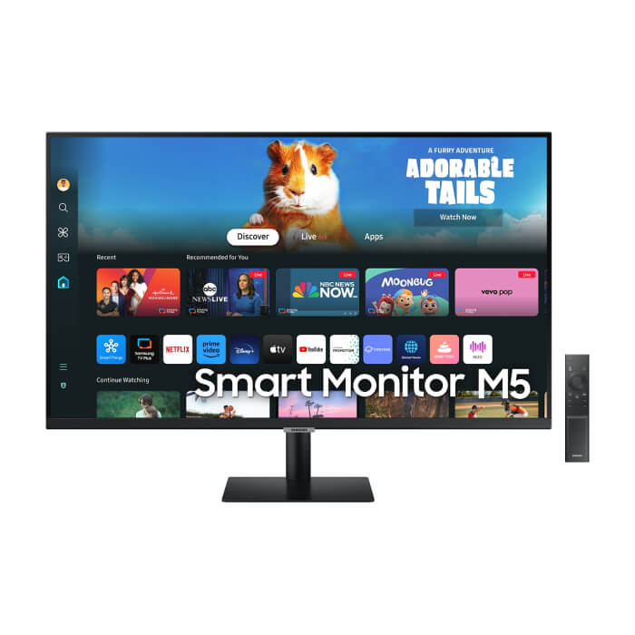 Samsung 32DM500 32" VA LED, SMART 1920x1080 2xUSB 2.0, 2xHDMI 1.4, Wi-Fi 5, Bluetooth, Speakers, Black ID 95841 (тъмнейл - 2)