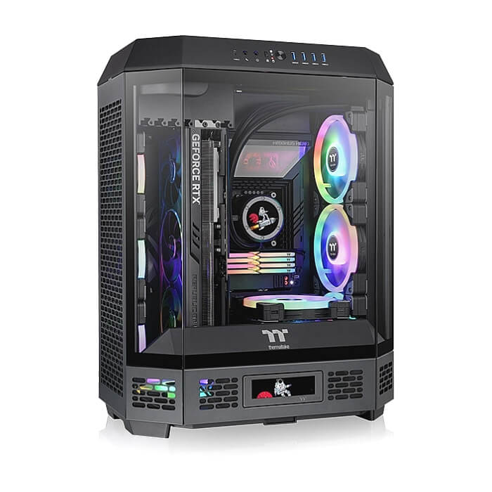 Thermaltake Tower 600 Black ID 86044 на супер цена от GT Computers Thermaltake Tower 600 Black ID 86044 на супер цена