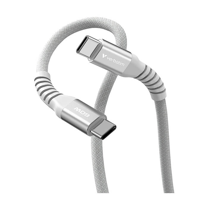 Verbatim Sync & Charge USB-C to USB-C 60W Magnetic 120 cm - Grey ID 84968 (тъмнейл - 4)