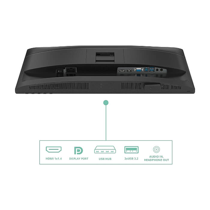 AOC 24P4U, 23.8" IPS WLED, 1920x1080@120Hz, 4ms GtG, 300cd m/2, 1500:1, 20M:1, Adaptive Sync, Anti Blue Light, FlickerFree, 2Wx2, Tilt, Height Adjust, Pivot, Swivel, D-SUB, HD ID 97977 (тъмнейл - 4)
