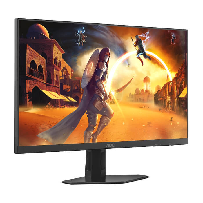 AOC 27G4XE, 27" IPS WLED, 1920x1080@180Hz, 1ms GtG, 0.5ms MPRT, 300cd m/2, 1000:1, 80M:1 DCR, Adaptive Sync, FlickerFree, Low Blue Mode, 2Wx2, Tilt, 2xHDMI, DP ID 65395 (тъмнейл - 2)