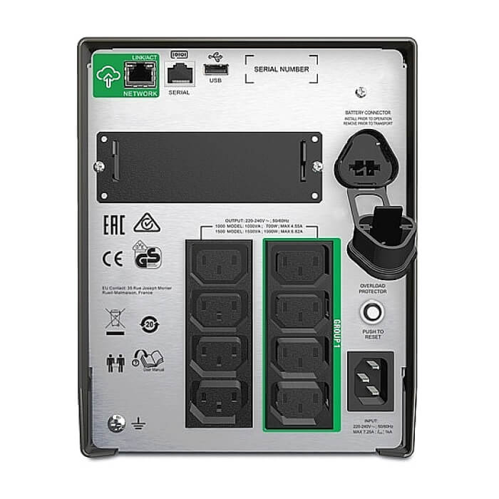 APC Smart-UPS 1000VA LCD 230V with SmartConnect + APC Easy-UPS BV 800VA, AVR, IEC Outlet, 230V ID 98231 (тъмнейл - 2)
