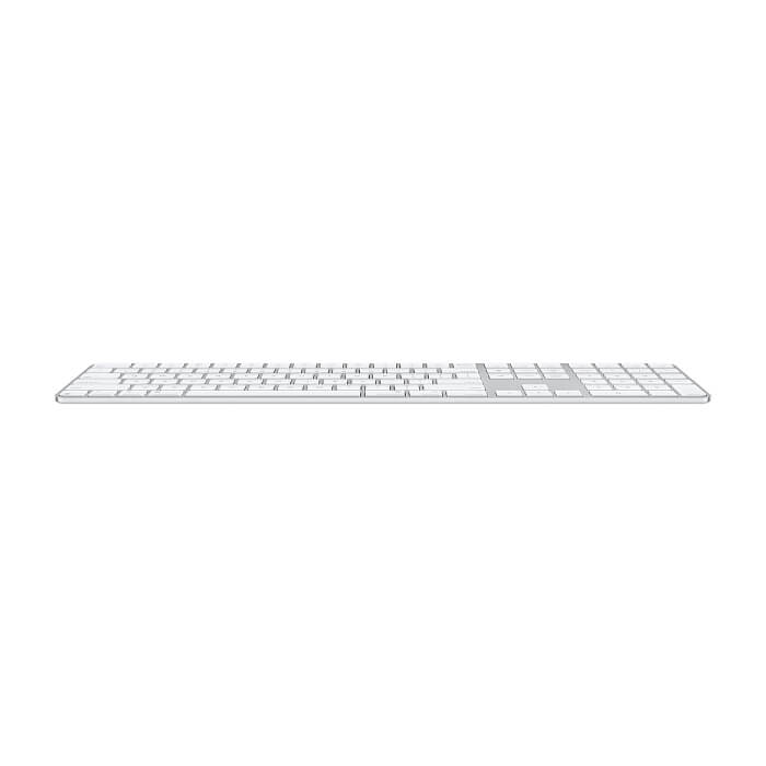 Apple Magic Keyboard (2024) w Touch ID and Numeric Keypad - International English - White Keys (тъмнейл - 2)