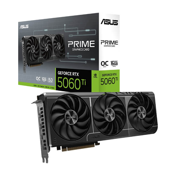 Asus Prime GeForce RTX 5060 Ti 16GB GDDR7 OC ID 88804 (тъмнейл - 2)