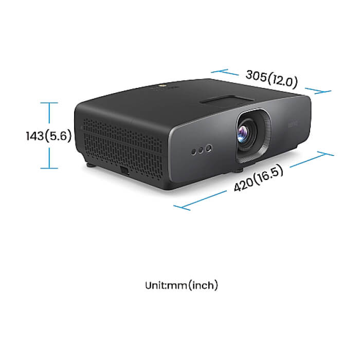 BenQ W2720i Home Cinema Projector, 4K UHD (3840?2160), 2500 ANSI lumens, 1.3x, 1.0~1.3 Throw Ratio, Auto Vertical Keystone, AI Cinema, CinematicColor, Lamp Life up to 30,000hrs, HD ID 95680 (тъмнейл - 4)