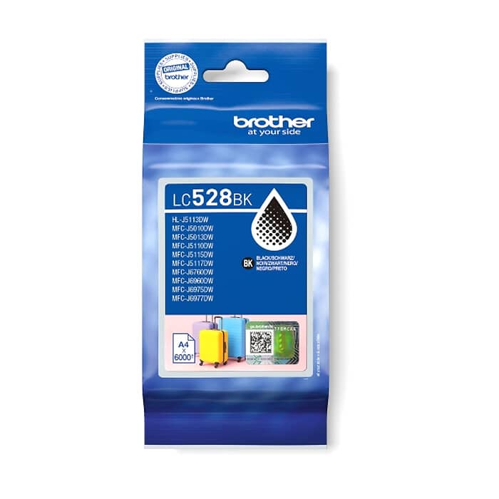 Brother LC528BK Black Ink Cartridge for MFCJ5010DW/MFCJ5110DW - 6000 page yield ID 99450 на супер цена