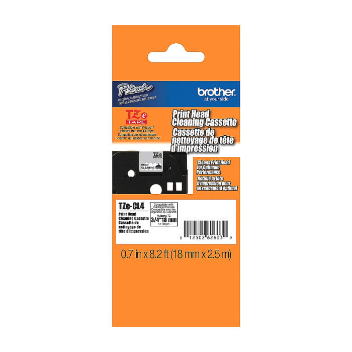 Brother TZe-CL4 18mm Head Cleaning Tape, 18mm x 2.5m ID 70713 (тъмнейл - 2)