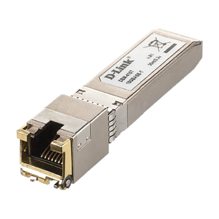 D-Link SFP+ 10GBASE-T Copper Transceiver на супер цена от GT Computers D-Link SFP+ 10GBASE-T Copper Transceiver на супер цена