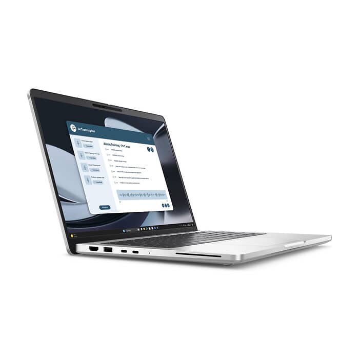 Dell Pro 14 Plus PB14255, AMD Ryzen 7 PRO 250 (24MB, 8C, up to 5.1GHz, 16 TOPS NPU), 14.0" FHD+(1920x1200) IPS, AG, 300nits, 16 GB, LPDDR5, 7500 MT/s, 512 GB SSD, AMD Radeon 7 ID 99350 (тъмнейл - 2)