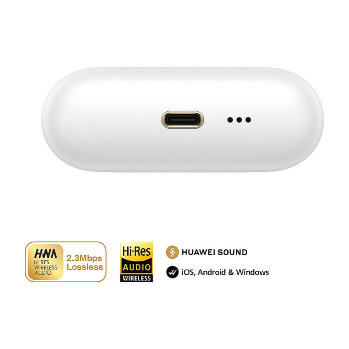 Huawei FreeBuds Pro 4 Piano-T180 Ceramic Whiter ID 84807 (тъмнейл - 5)