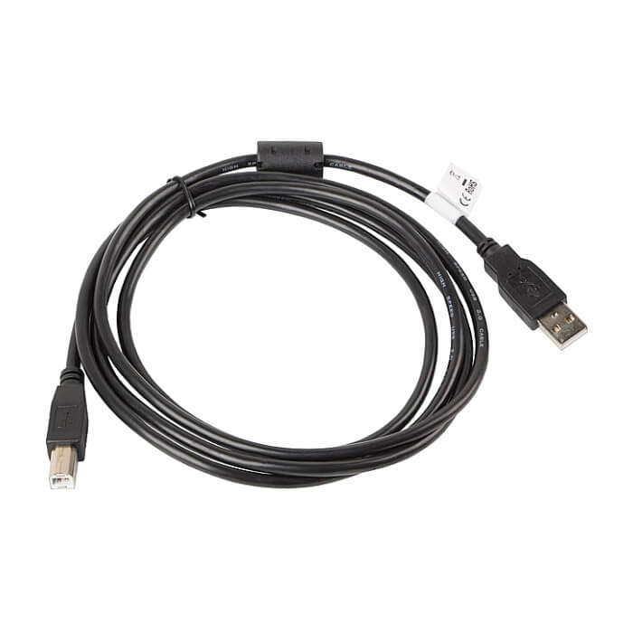 Кабел - Lanberg USB-A (M) -> USB-B (M) 2.0 cable 1.8m, black ferrite ID 72665 на супер цена от GT Computers Кабел - Lanberg USB-A (M) -> USB-B (M) 2.0 cable 1.8m, black ferrite ID 72665 на супер цена