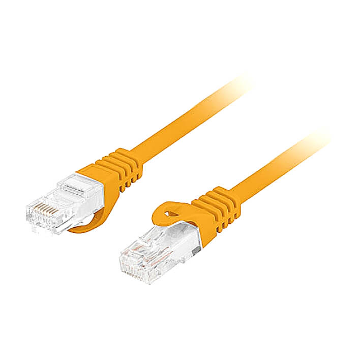 Lanberg patch cord CAT.6A U/UTP LSZH CU 0.25m Fluke Passed, Orange ID 96930 (тъмнейл - 3)