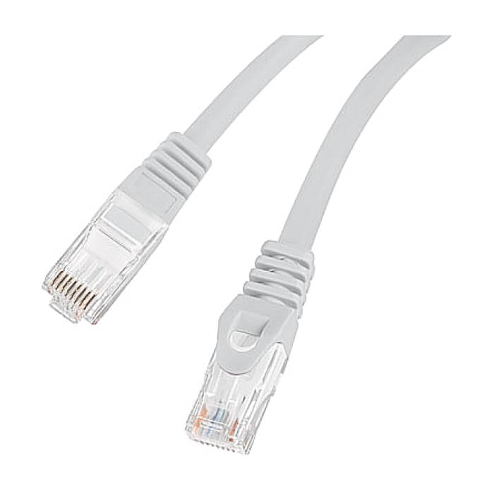 Lanberg patchcord CAT.6 utp lszh cu 1.5m grey fluke passed ID 87017 (тъмнейл - 2)