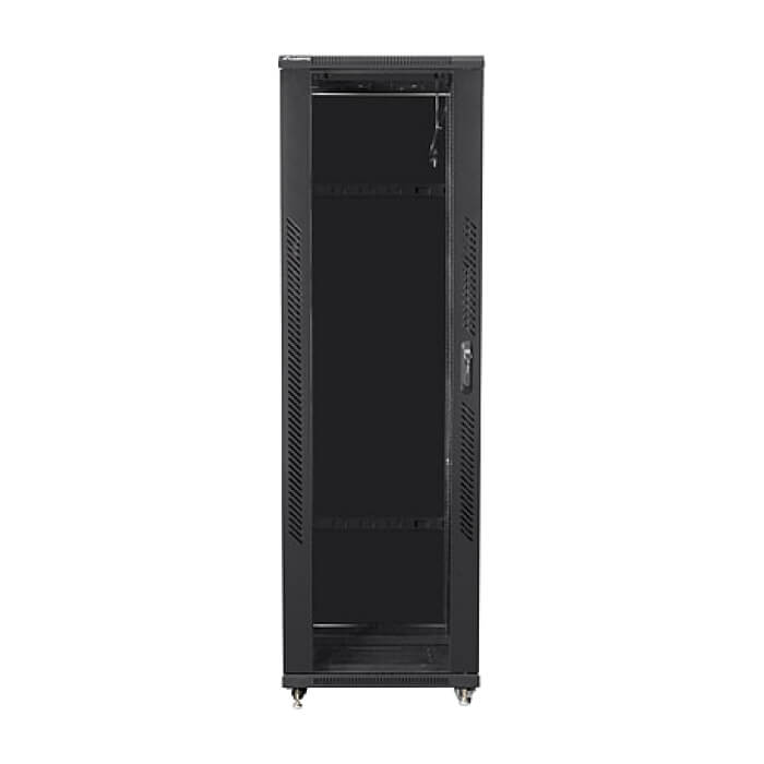 Lanberg rack cabinet 19" free-standing 42U / 800x800 self-assembly flat pack, black ID 71911 на супер цена